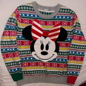 Minnie Mouse woman’s sweater Large Disney Store